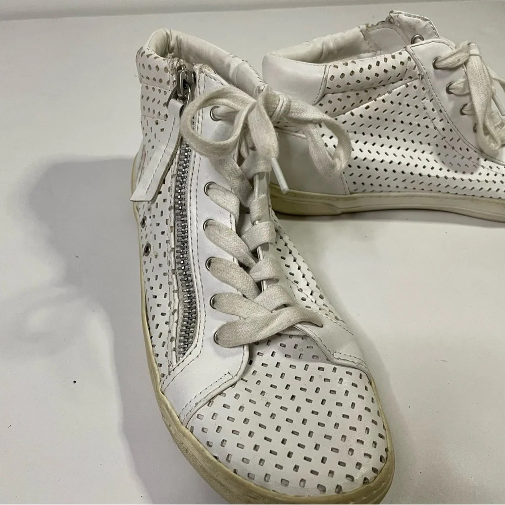 DV by Dolce Vita Target Streetwear White High Top Sneaker Shoes Size 9 - Picture 3 of 8